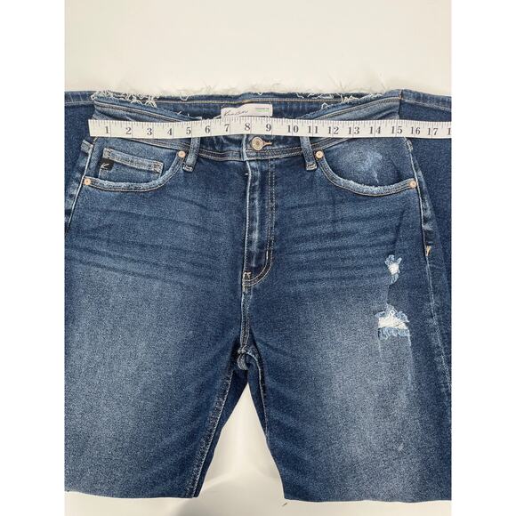 Kancan Women’s High Rise Distressed Boyfriend Jeans Size 28 - Picture 8 of 9